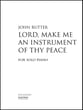 Lord, Make Me and Instrument of Thy Peace piano sheet music cover